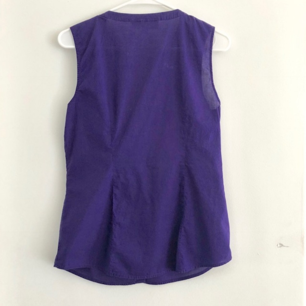 🌺Pretty Purple Ruffle Blouse - Picture 4 of 4